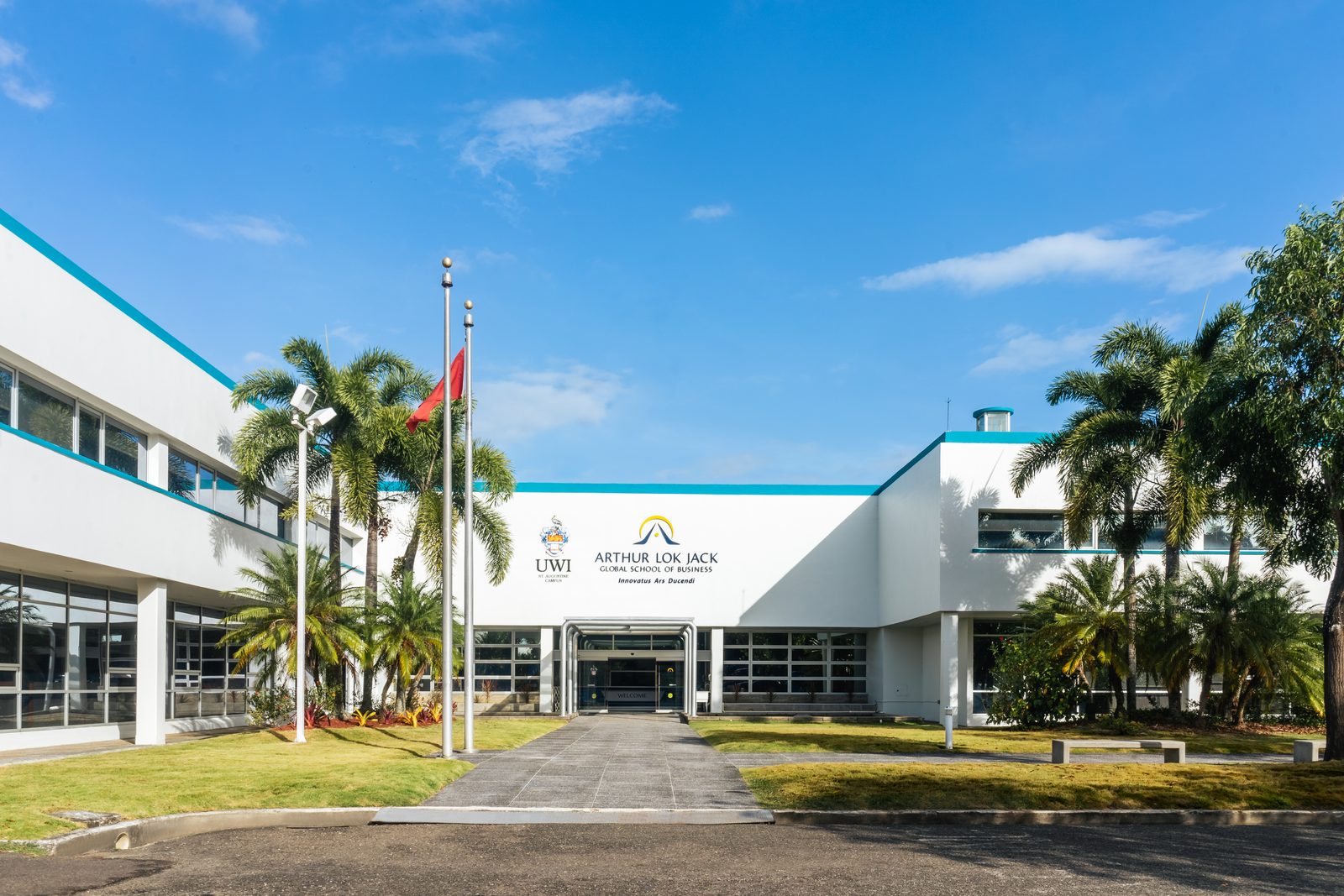 Front entrance of the Lok Jack GSB campus