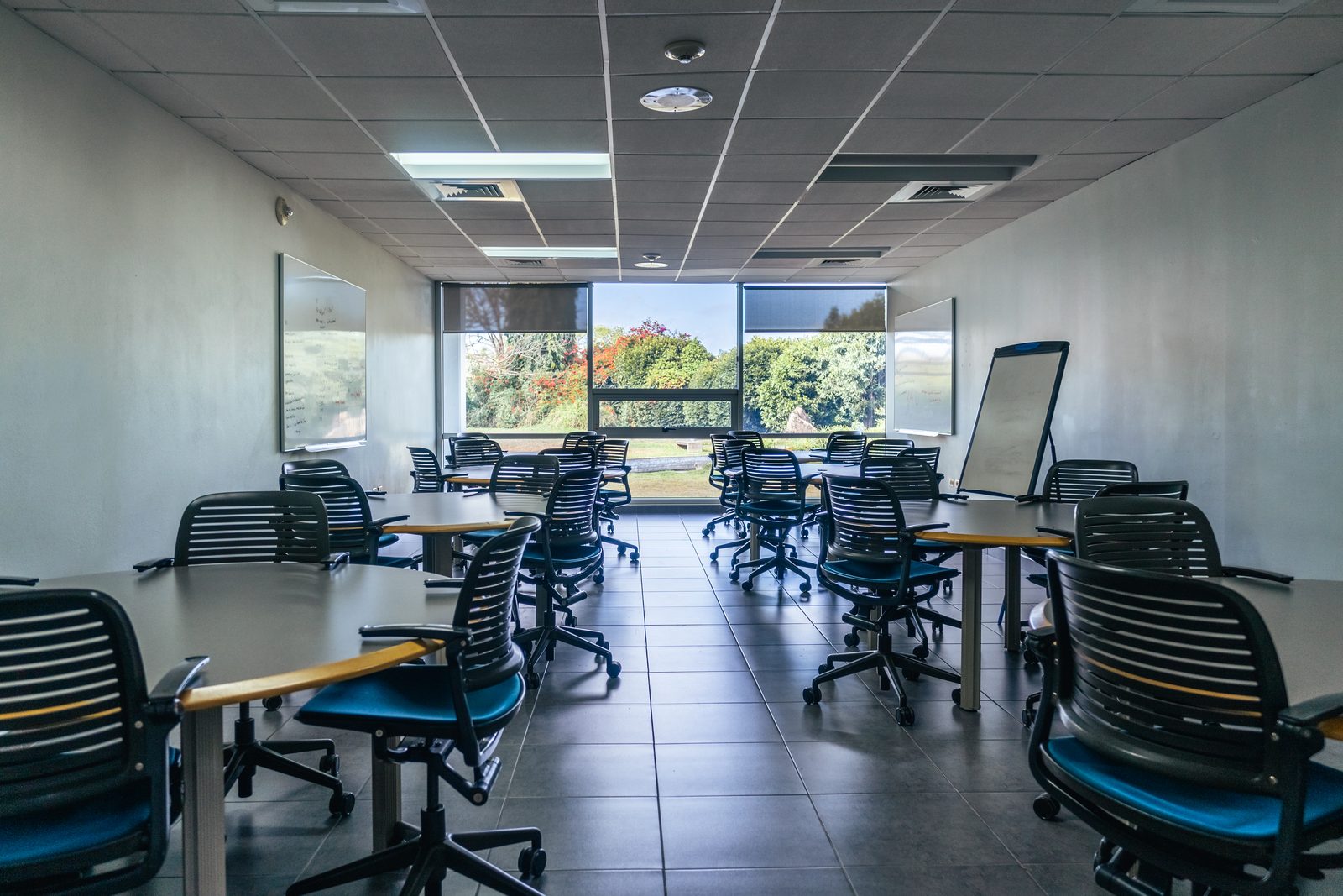 A small campus classroom