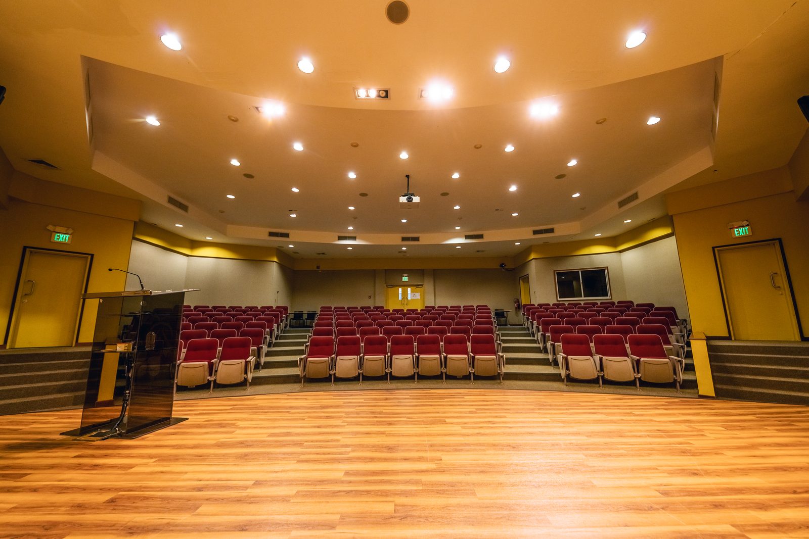 The Yara Auditorium in theatre layout