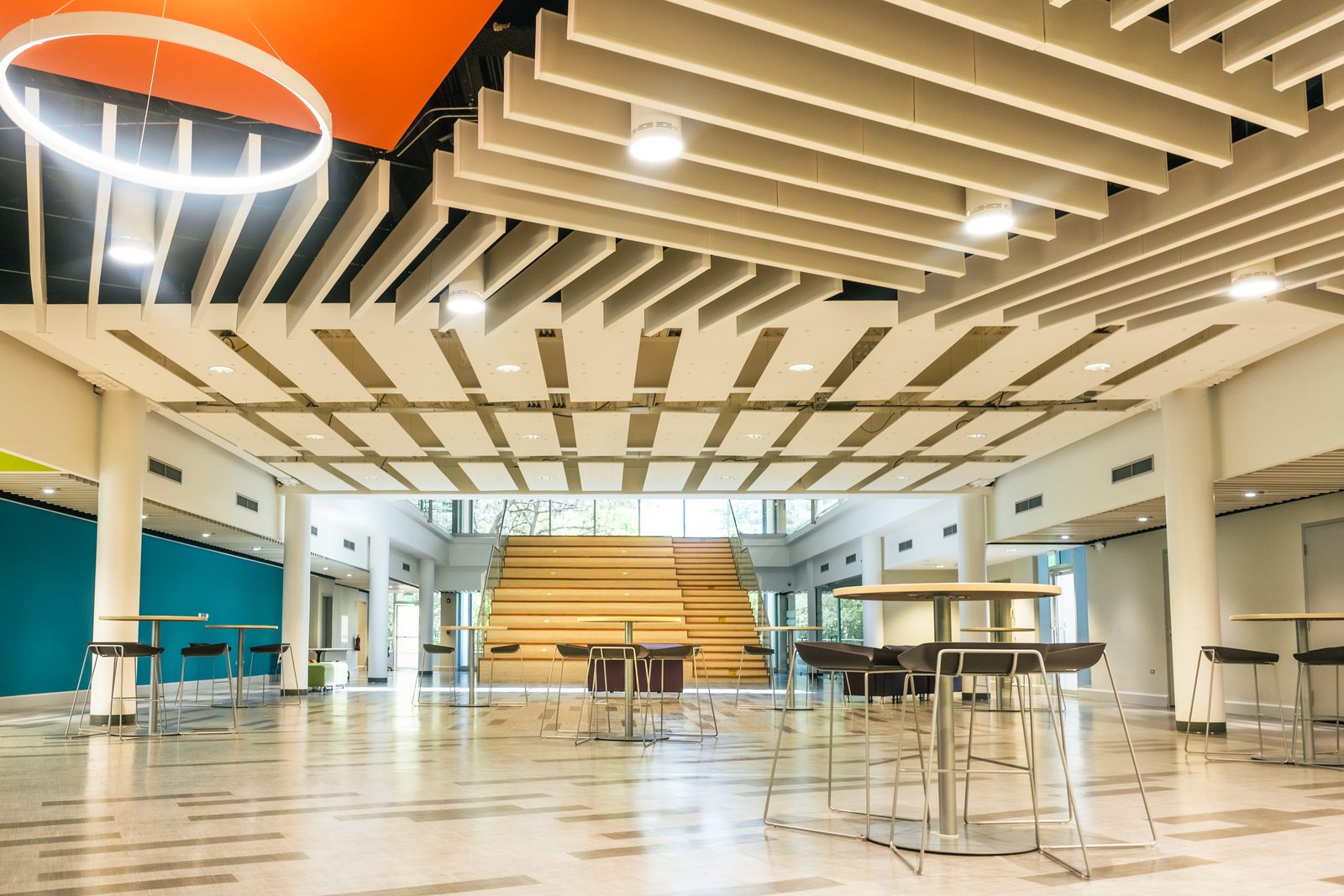 An open-plan learning space in the New Wing