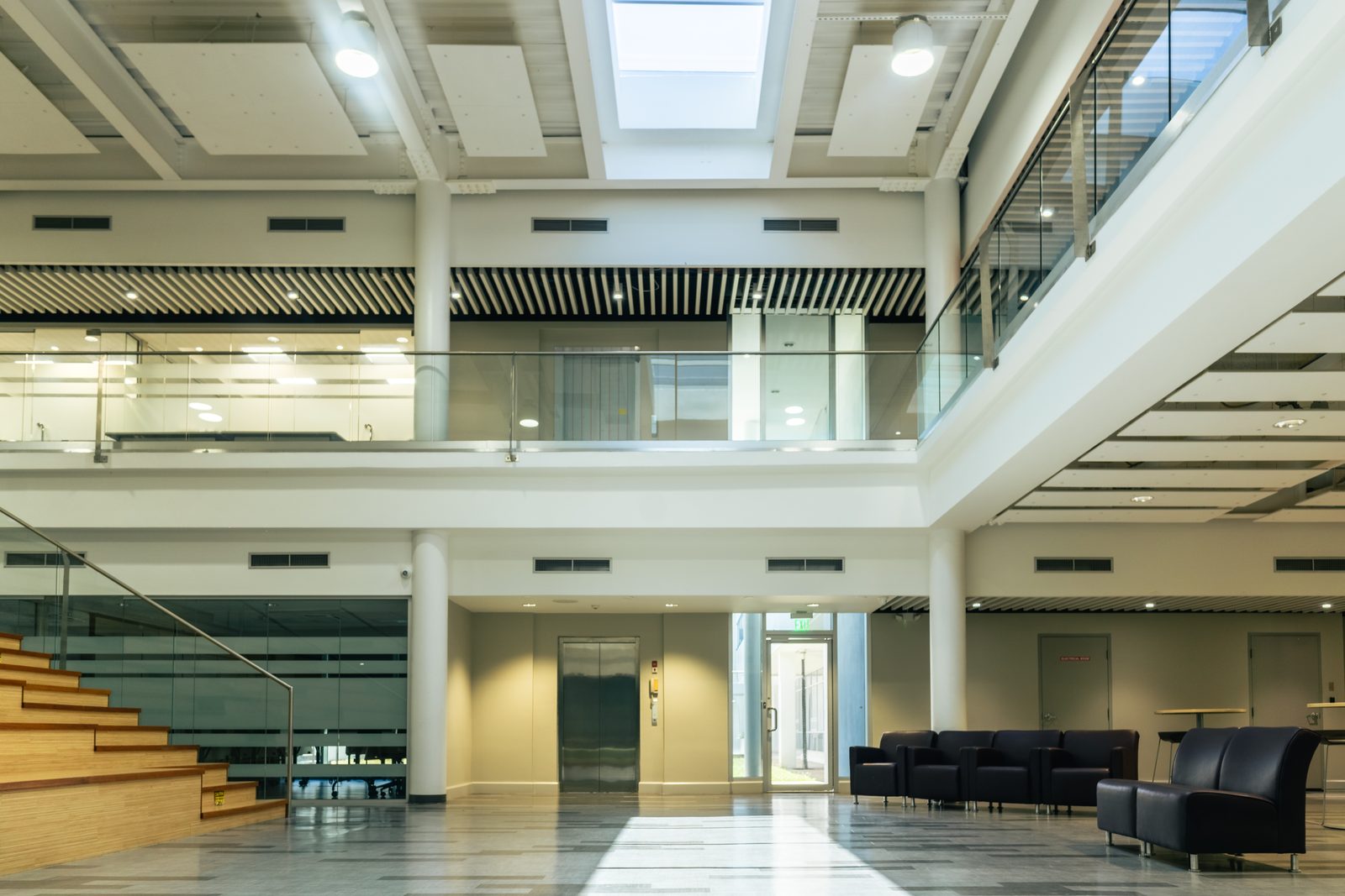 The New Wing atrium