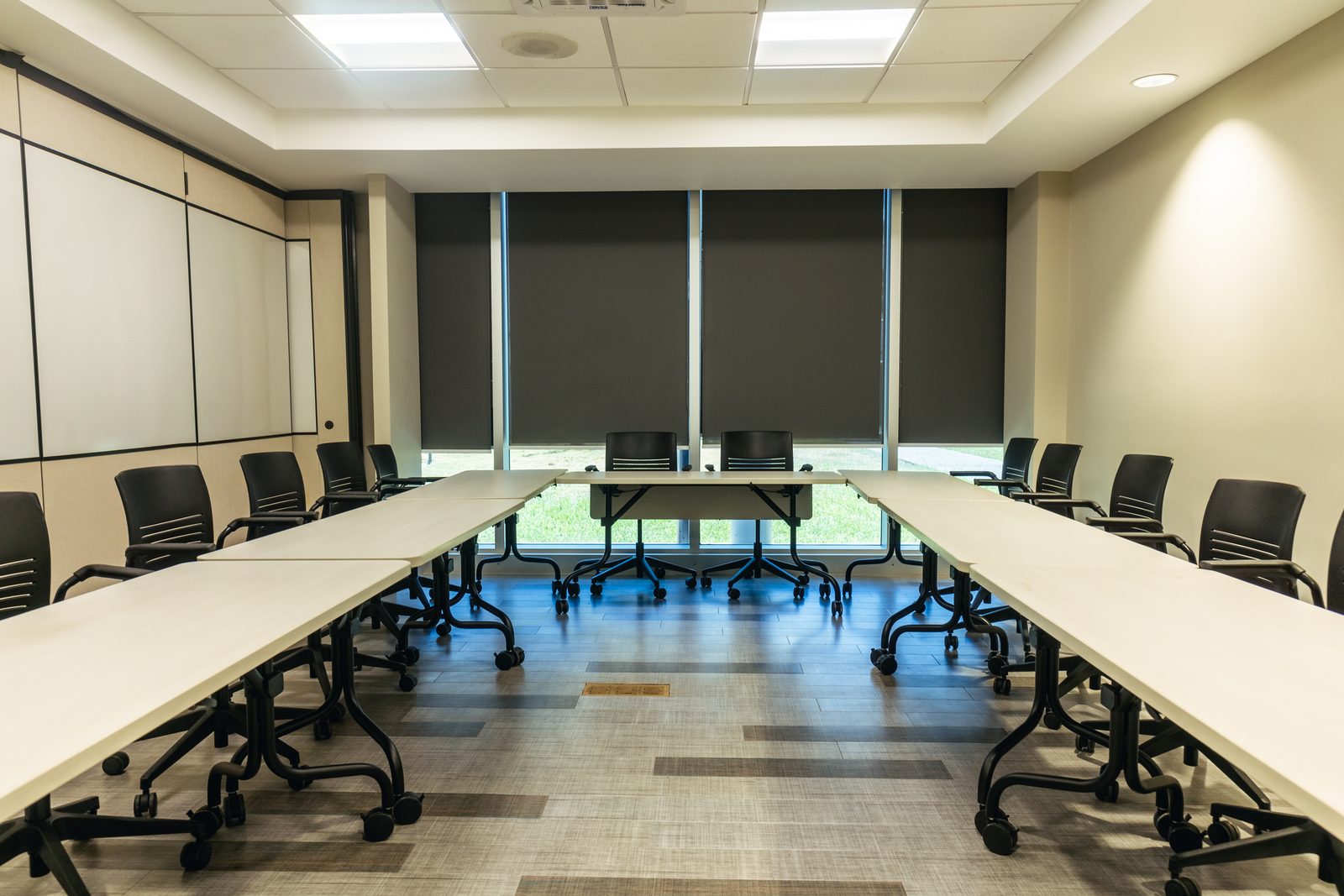 A seminar room on the Lok Jack GSB campus