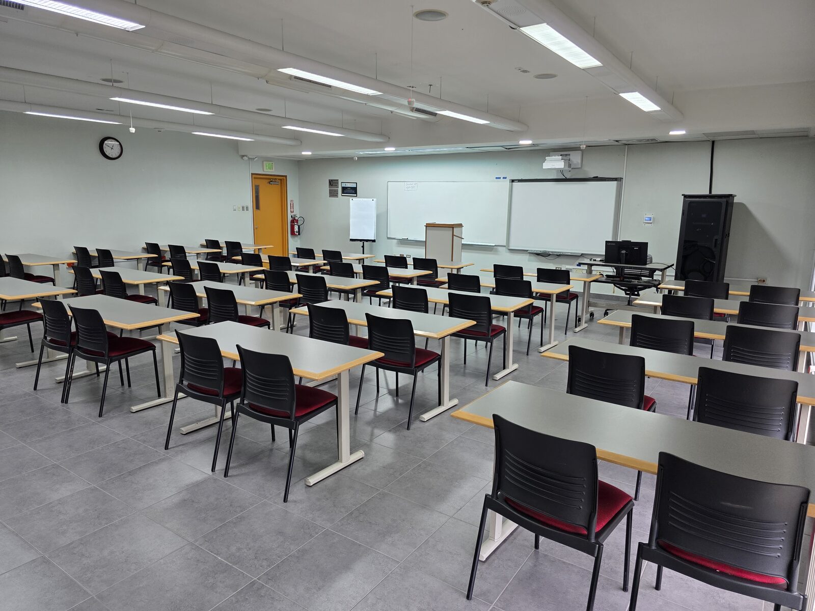 TSTT Room - the room facing the whiteboard and projector screen